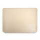 Guess Saffiano Triangle Logo Laptop Sleeve 16\" Beige