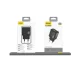 Сетевое зарядное устройство Dudao A27S 25W GaN USB-A, черное