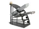 Metal Remote Control and Phone Organizer XXL, Black
