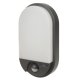 Maclean LED fasādes lampa ar kustības sensoru, 15W, 1100lm, IP54, pelēka