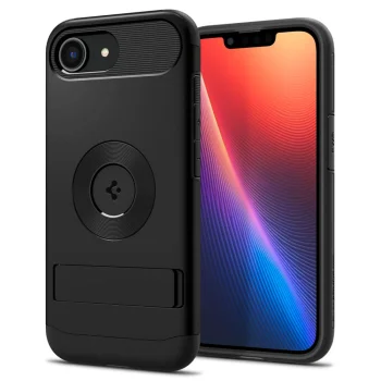 Spigen Slim Armor Mag vāciņš Apple iPhone 16e / 17e, Melns