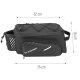 Wozinsky Bike Pannier Rack Bag with Shoulder Strap 9L, Black