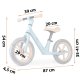 Nukido Light Flee Kids Balance Bike, 12 inches