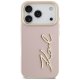 Чехол Karl Lagerfeld Karl Script Logo для iPhone 17 Pro - розовый
