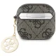 Guess 4G Strass Charm maciņš Apple AirPods 4, Brūns