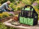 Garden Tool Bag Portable Organizer Tote DIVO Large, Black-Green