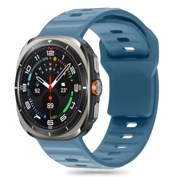 Ремешок Tech-Protect Silicone Line для Samsung Galaxy Watch Ultra (47 мм) - синий