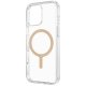 Чехол Uniq Clario Magclick Charging для iPhone 16 Pro, Прозрачный/Золотой