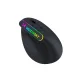 Wozinsky WMG-1164 bezvadu vertikālā ergonomiskā pele 3600 DPI, melna