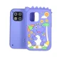 Rotaļu viedtālrunis bērniem ar kameru, 8 GB karti un dinozaura motīvu, zils
