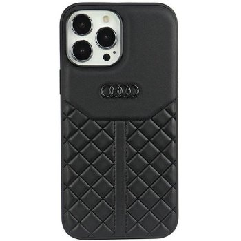 Audi Genuine Leather vāciņš Apple iPhone 13 / 13 Pro melns