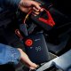 Forever JS-400 4-in-1 Jump Starter with Air Compressor 600A Power Bank, Black-Red