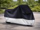 Waterproof Bicycle and Motorcycle Cover 180x130 cm with UV Protection, Silver