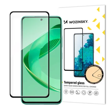 Aizsargstikls Wozinsky Full Glue tālrunim Huawei Nova 11 SE, 9H, melns