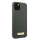 Guess Silicone Logo Plate MagSafe vāciņš iPhone 13, zaļš