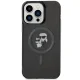 Чехол Karl Lagerfeld для iPhone 15 Pro Max MagSafe IML KC Glitter, черный