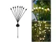Solar Garden Lights with LED Balls, 2 pcs, 70 cm