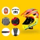 Детский велошлем Rockbros TT-32SOYB-S со съемной защитой подбородка S,...