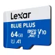 Lexar 3.0 64GB microSD Card (LMSBLPL064G-BNANG)