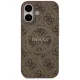 Чехол Guess 4G Ring Classic Logo MagSafe для iPhone 17 - Коричневый