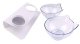 Double Food and Water Bowl for Cats