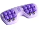 Mehānisks pēdu masieris ar 16 rullīšiem un metāla bumbiņām, violets