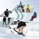 Лыжные носки Qunature 037202, 43-48 (L/XL), фиолетово-зеленые