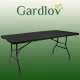 Складной садовый стол Gardlov, 180 см, черный