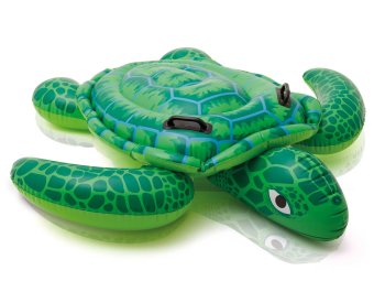 Intex Inflatable Turtle Ride-On Toy, 150 x 127 cm