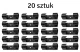 Kabeļu organizators ar klipsi 20gab bl | Cable organizer clip 20pcs