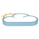 Dimmable LED Cloud Ceiling Light for Kids Room with Remote, Blue