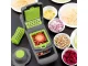 Multifunctional Vegetable and Fruit Slicer with Container, Green/Black