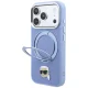 Чехол Karl Lagerfeld для iPhone 18 Pro / 17 Pro с Ring Stand 360 MagSafe, светло-голубой