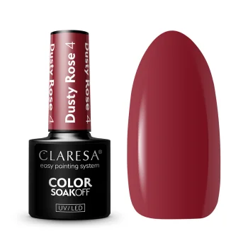 Claresa Dusty Rose 4 gēla laka, 5 g