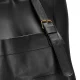 Фартук парикмахера Activeshop K-508 из экокожи, черный