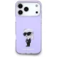 Karl Lagerfeld IML Aquarelle MagSafe vāciņš iPhone 17 Pro Max, Violeta