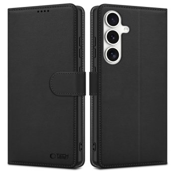 Чехол-книжка Tech-Protect Wallet для Samsung Galaxy S25, Черный