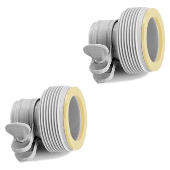 Intex 29061 Pool Pump Adapter Type B 38mm to 32mm, 2 pcs, Grey