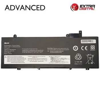 Klēpjdatora akumulators Lenovo L17L3P71, Extra Digital Advanced, 4650 mAh, 11.55 V
