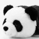 2-in-1 Plush Toy Panda and Penguin, 25 cm