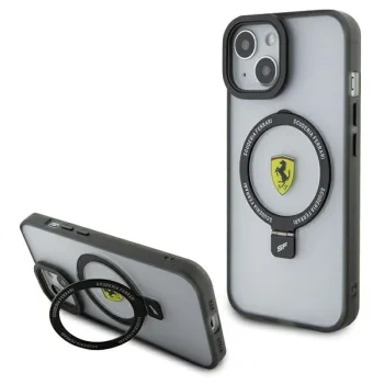 Ferrari iPhone 15 vāciņš Ring Stand 2023 Collection MagSafe, caurspīdīgs