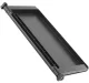Regulējams plaukts televizoram vai monitoram, 32,5 x 16 cm, melns