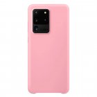 Samsung Galaxy S20 Ultra (SM-G988F) Silicone Color Case Cover, Pink | Silikona Vāciņš Maciņš Apvalks Bampers