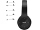 Bezvadu austiņas P47 ar Bluetooth, mikrofonu un FM radio, melnas