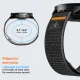 Ремешок Spigen Athlex Air для Garmin 22 мм Quick Release, черно-оранжевый