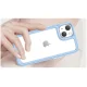 Outer Space Case vāciņš iPhone 14 Plus, caurspīdīgs ar zilu rāmi