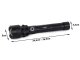 Bailong BL-P59-2-P50 Tactical LED Flashlight CREE XHP50 Zoom USB