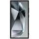 Audi Samsung Galaxy S24 Ultra vāciņš Genuine Leather MagSafe, melns/sarkans