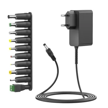 Extra Digital universāls barošanas bloks 30W, 12V, 2.5A