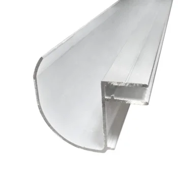 Alumīnija ūdens notekprofils 10 mm polikarbonātam 2.10 m